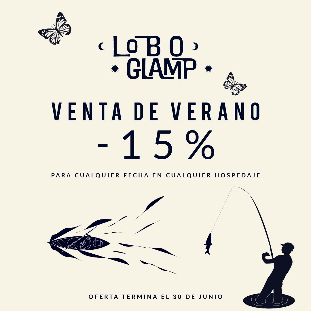 Venta de verano lobo glamp