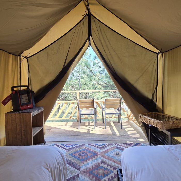 Safari tent lobo glamp, glamping cerca de CDMX